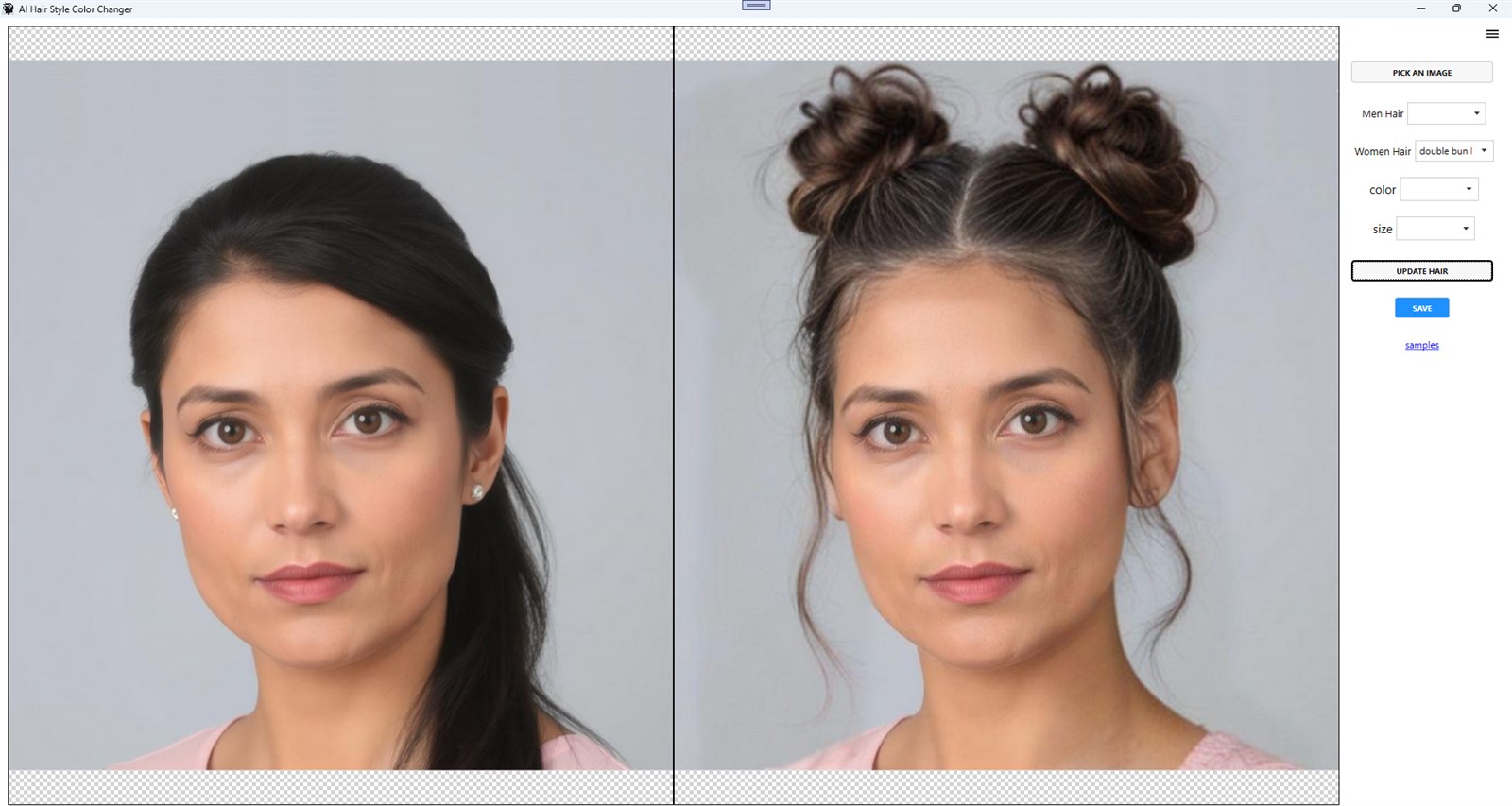 AI Hair Style & Color Changer captura de pantalla 2