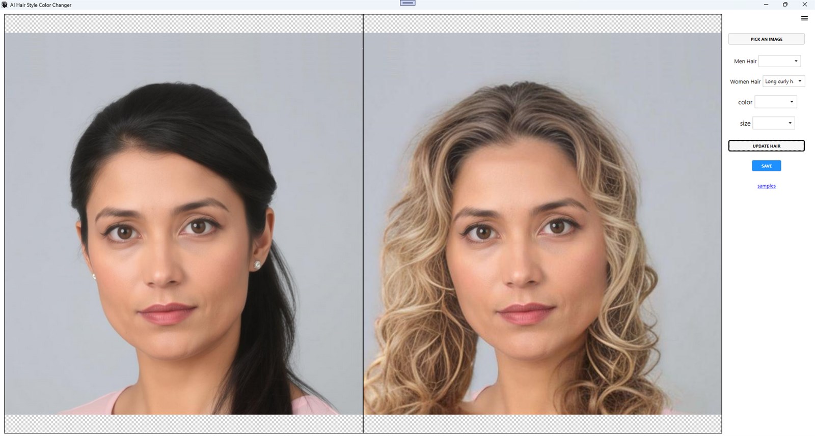 AI Hair Style & Color Changer captura de pantalla 4