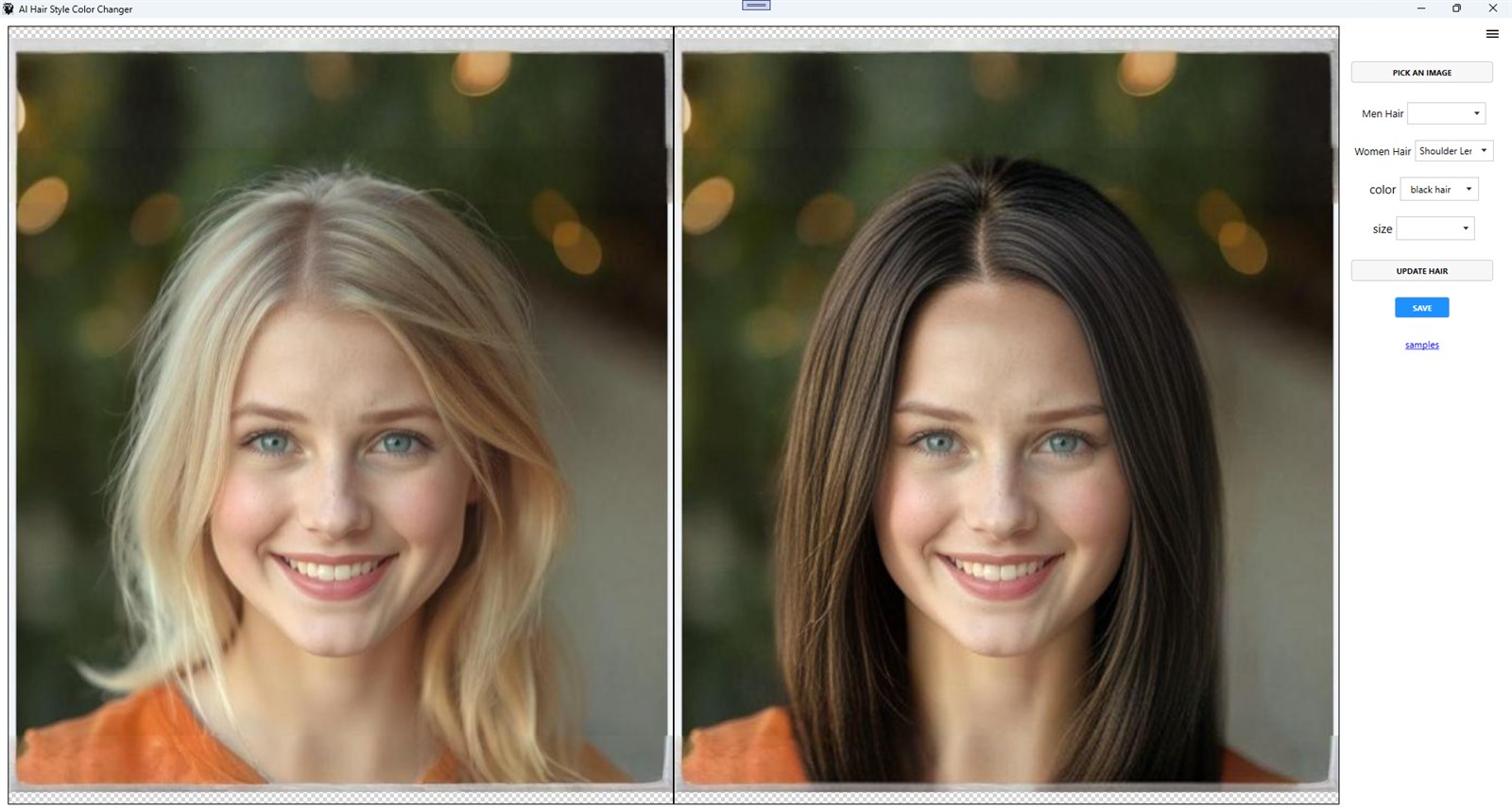 AI Hair Style & Color Changer captura de pantalla 7