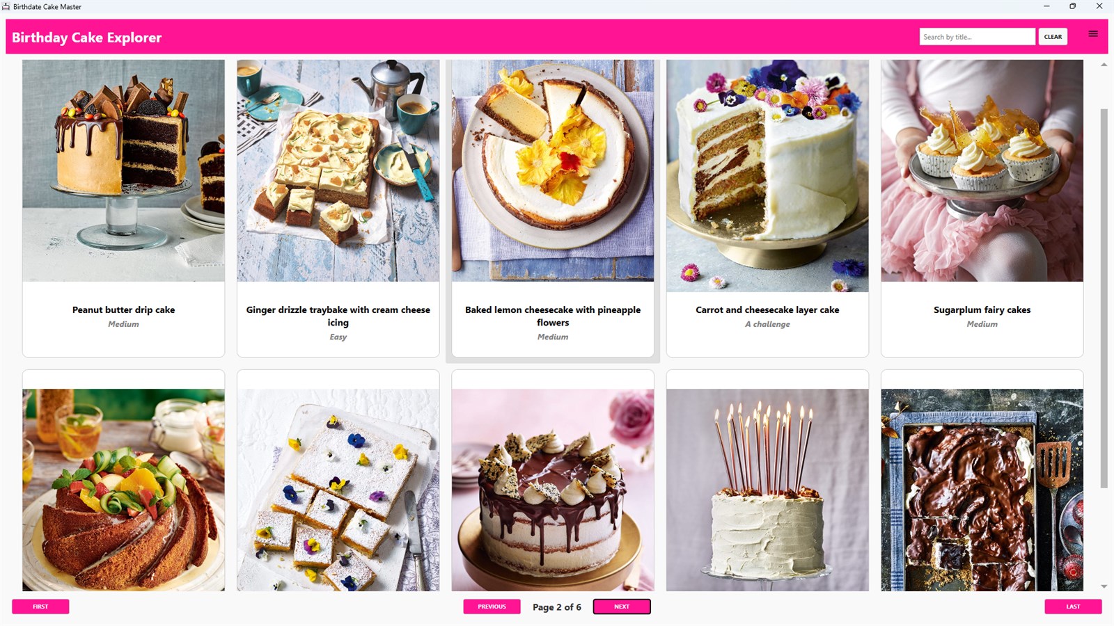Birthday Cake Master: Delicious Recipes ekran görüntüsü 2