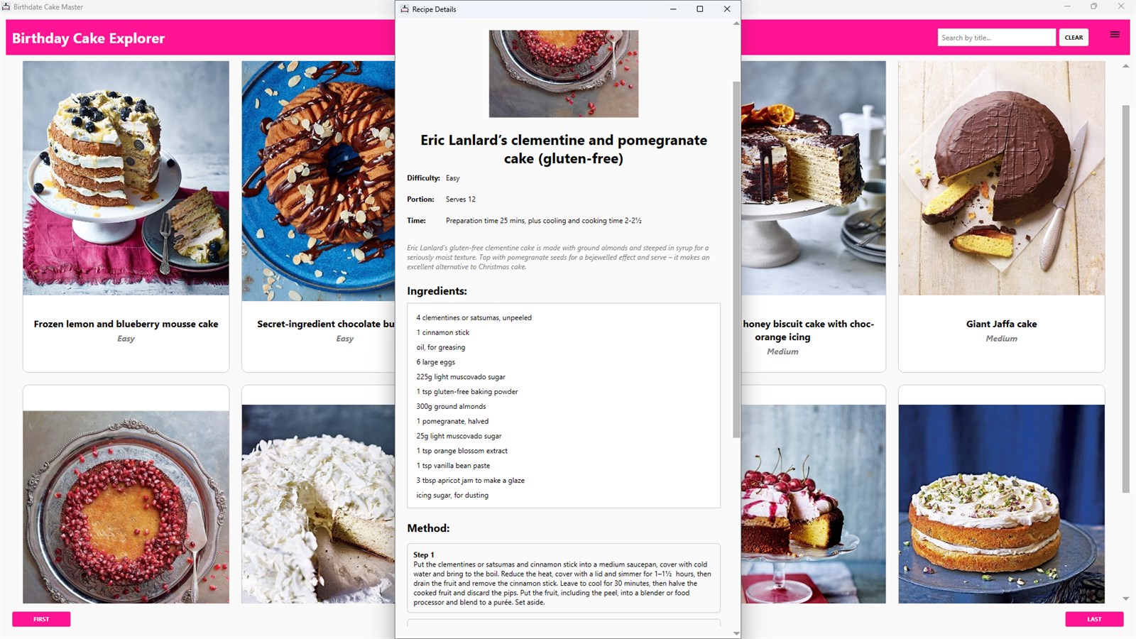 Birthday Cake Master: Delicious Recipes ekran görüntüsü 4
