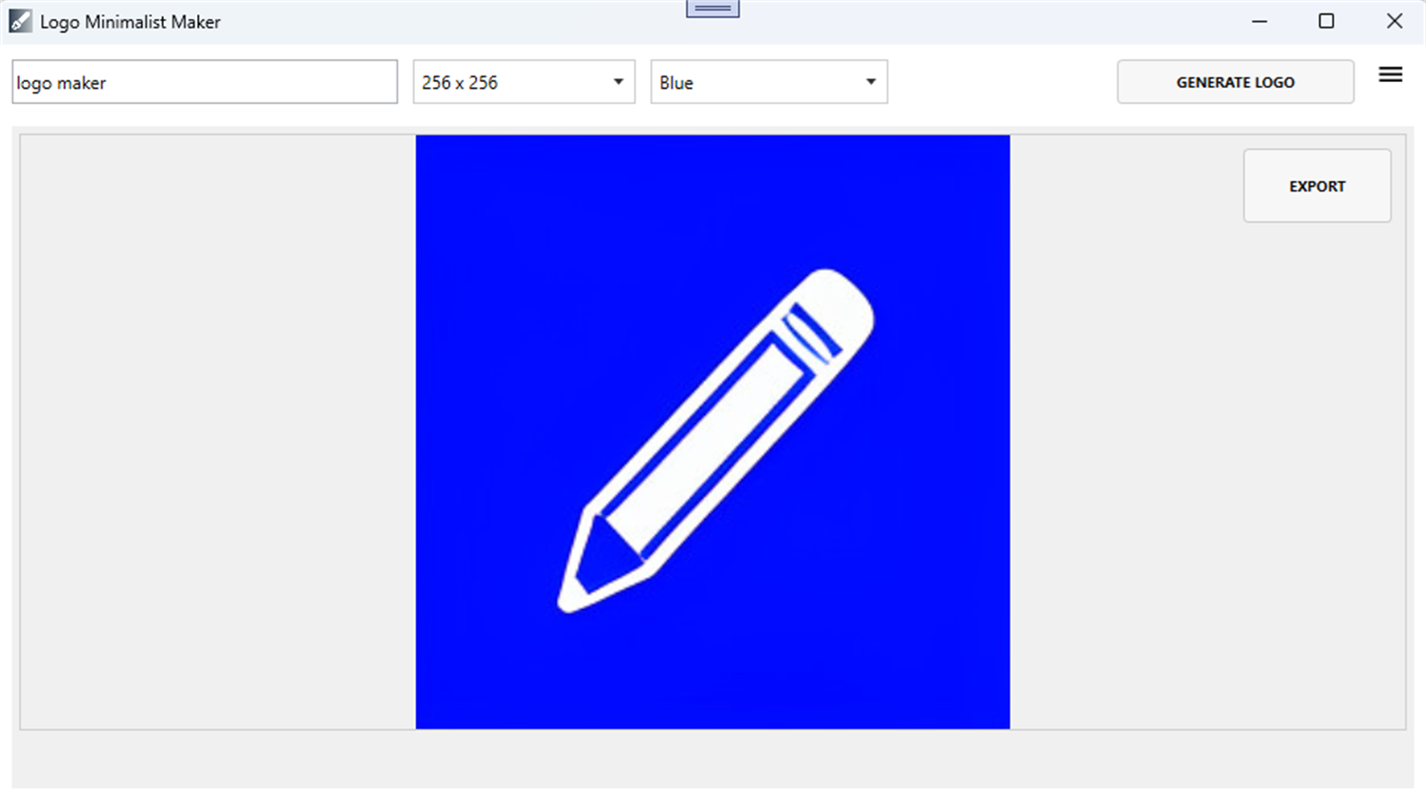Microsoft Store の Logo Minimalist Maker: SVG & AI インターフェースのスクリーンショット