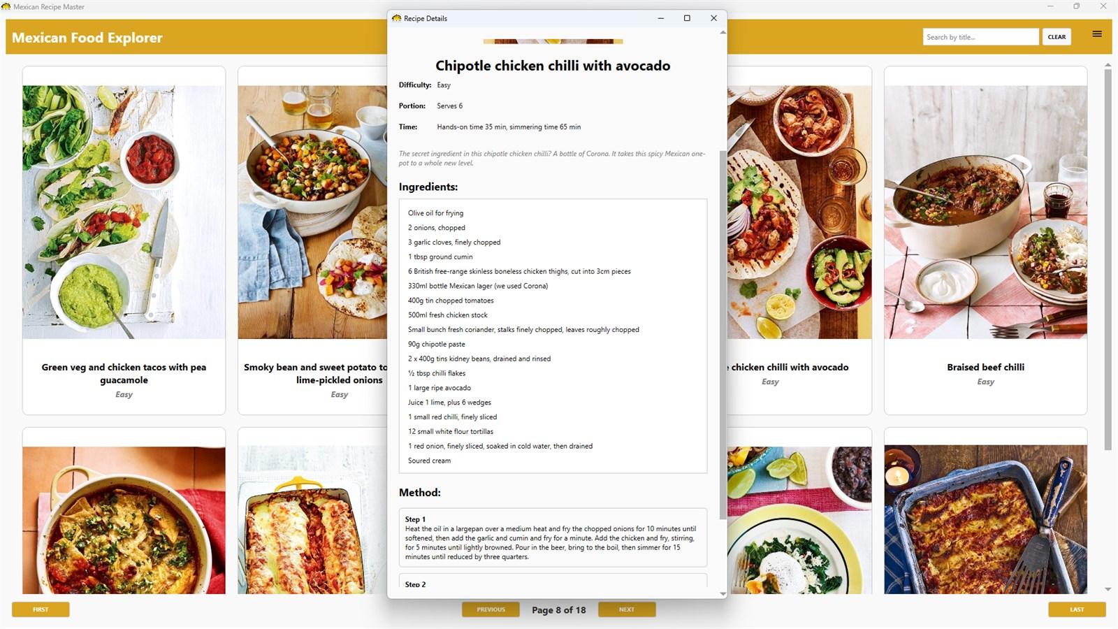 Mexican Recipe Master: Delicious Dishes スクリーンショット 7