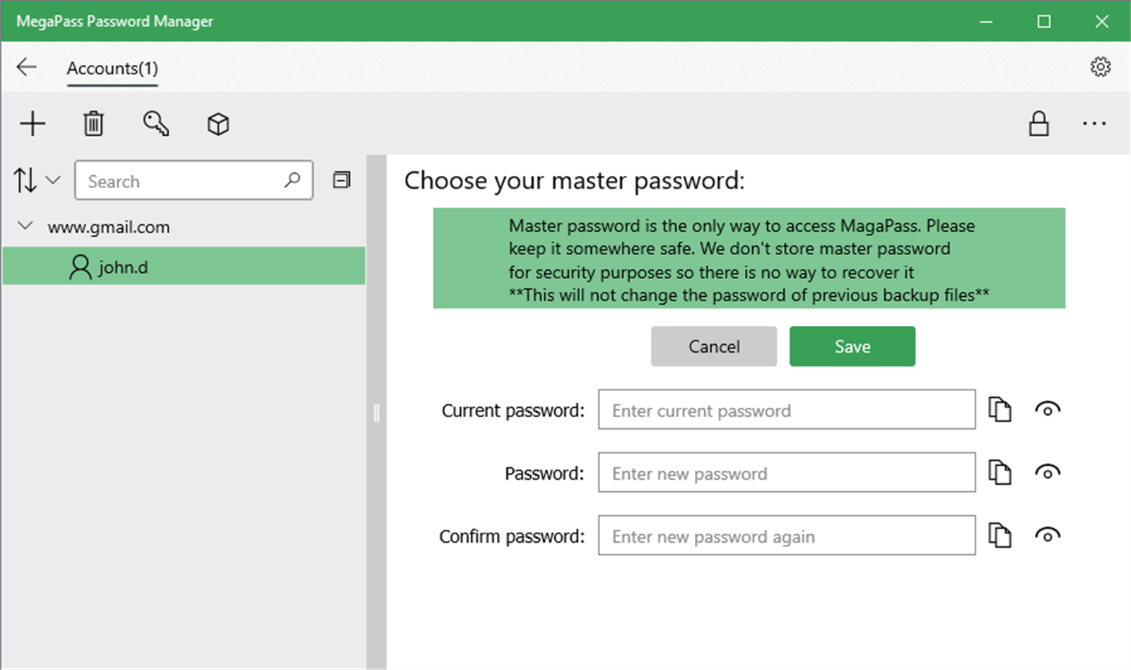 Password Manager - MegaPass لقطة شاشة 3