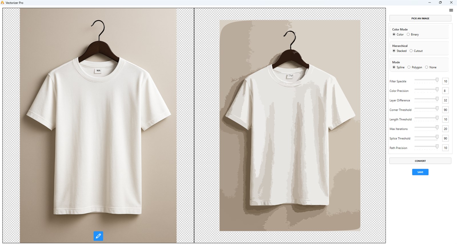 Vectorizer Pro स्क्रीनशॉट 4
